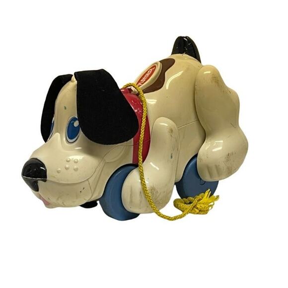 Vintage 1999 Hasbro Playskool Digger the Dog Pull Along Toy he Barks - Picture 1 of 4